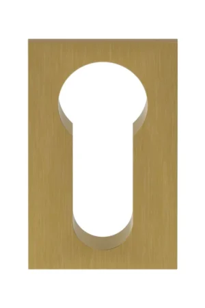 Voordeelprijs Skantrae Cilinderrozet Quadrate Minimal Mat Messing